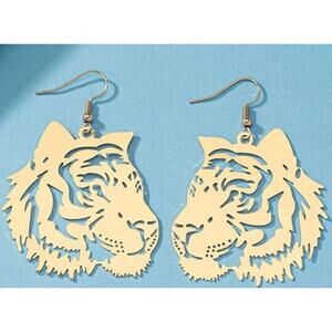 Cincinnati Bengals Tiger Gold Earrings*